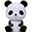 Luce da Notte LED, Panda - Nero Luce da Notte LED, Panda - Nero