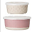 Set di Due Contenitori Portacibo, Rosa - Bambù