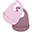 Set di 2 Bavaglini Rosa Chiaro/Rosa Antico in Silicone Catchie Bibs - Senza BPA! Set di 2 Bavaglini Rosa Chiaro/Rosa Antico in Silicone Catchie Bibs - Senza BPA!