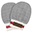 Moffole Baby Cottage Collection 0-3 Mesi, Grigio - 100% Cotone Bio Moffole Baby Cottage Collection 0-3 Mesi, Grigio - 100% Cotone Bio