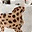 Maxi Coperta Swaddle Milleusi Deluxe 120 x 120 cm, Safari Social - 100% mussola di bambù