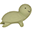 3-in-1 Sonaglio Tartaruga, Massaggiagengive, Gioco da Bagno, Ocean Buddies, Confezione Regalo - 100% Caucciù Naturale