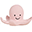 3-in-1 Sonaglio Polpo, Massaggiagengive, Gioco da Bagno, Ocean Buddies, Confezione Regalo - 100% Caucciù Naturale