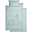 Set Copripiumino e Federa Dreamy Dots, Celeste - 100x140 cm - 100% Cotone Set Copripiumino e Federa Dreamy Dots, Celeste - 100x140 cm - 100% Cotone