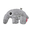 Peluche Cuddle Cute Antee, Grigio - 27x17 cm