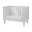 Lettino Trasformabile 4in1 con Sbarre, Grigio - 140x70 cm