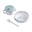Set Pappa First Meal Happy Dots, Celeste - Con ciotola, cucchiaio, tazza con manici e beccuccio Set Pappa First Meal Happy Dots, Celeste - Con ciotola, cucchiaio, tazza con manici e beccuccio