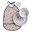 Set Pappa Baby Happy Dots, Rosa Cipria - 3 pezzi + bavaglino impermeabile! Set Pappa Baby Happy Dots, Rosa Cipria - 3 pezzi + bavaglino impermeabile!