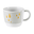 Tazza con Manico Contour, Grigio/Oro - 220 ml