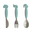 Set Posate Anti-Scivolo Yummyplus, Celeste - Acciaio inossidabile Set Posate Anti-Scivolo Yummyplus, Celeste - Acciaio inossidabile