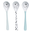 Set 3 Cucchiai Baby Happy Dots, Celeste Set 3 Cucchiai Baby Happy Dots, Celeste