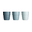 Set 3 Bicchieri Yummy, Toni del Blu - 160 ml