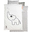 Set Copripiumino e Federa Elphee, Bianco - Baby 70x100 cm - 100% Cotone Set Copripiumino e Federa Elphee, Bianco - Baby 70x100 cm - 100% Cotone