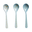 Set 3 Cucchiai Baby Happy Dots, Celeste/Oro