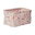 Cesto Portagiochi Reversibile con Manici, Rosa Cipria - Cotone