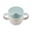 Tazza Spout con Beccuccio e Manici Happy Dots, Celeste/Oro - 230 ml Tazza Spout con Beccuccio e Manici Happy Dots, Celeste/Oro - 230 ml