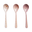 Set 3 Cucchiai Baby Happy Dots, Rosa Cipria/Oro Set 3 Cucchiai Baby Happy Dots, Rosa Cipria/Oro