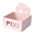 Mensola Portaoggetti Pixi, Zebee Rosa Cipria