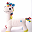 Grandi Amici - Unicorno Bianco - Fair Trade - 28 cm