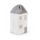 Contenitore Portagiochi Casetta, Bianco/Grigio - 32x32x73 cm