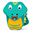 Zainetto 1-3 anni, Samuel il Serpente - Eco-friendly e giocoso! Zainetto 1-3 anni, Samuel il Serpente - Eco-friendly e giocoso!