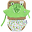 Set Baby Costumino Contenitivo + Cappellino - Alligatore - UPF 50+ Set Baby Costumino Contenitivo + Cappellino - Alligatore - UPF 50+
