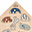 Gioco a Incastro in Legno Peg, Deer Friends - Dai 12 mesi