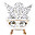 Cuscino Universale Angelo Leopardo - 100% jersey di cotone