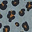 Tappeto Leopardo Blu - 145x160 cm Tappeto Leopardo Blu - 145x160 cm