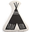 Cuscino in Cotone a Forma di Tenda - 30x10x38 cm Cuscino in Cotone a Forma di Tenda - 30x10x38 cm