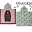 Accappatoio Poncho Reversibile - Orso+Cottage (2-6 anni) - 61 x 61 cm Accappatoio Poncho Reversibile - Orso+Cottage (2-6 anni) - 61 x 61 cm