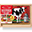 Set Puzzles in a Box - Animali della Fattoria - Comprende 4 puzzles in legno da 12 pezzi!