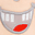 Mascherina Lavabile per Bambini - Denti Sorridenti - 3 Strati - Filtraggio oltre 95% - 100% Cotone certificato Oeko-Tex