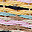 Cesta Portabèbèb Moses Multicolor con Materasso + Rivestimento + Maniglie - 84x45 cm