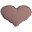 Cuscino Cuore Medium - Rosa Antico Cuscino Cuore Medium - Rosa Antico