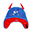 Cappello Reversibile Tessuto Sherpa - Monsters - Ultra Morbido