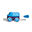 Carrillon a forma di Auto - Blu