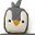 Doudou Agnete - Pinguino Grigio - 100% Cotone Biologico Doudou Agnete - Pinguino Grigio - 100% Cotone Biologico