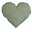 Cuscino Cuore Medium - Verde Salvia Cuscino Cuore Medium - Verde Salvia