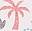Canotta Dana Retro - Palme - 100% Cotone bio Canotta Dana Retro - Palme - 100% Cotone bio