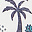 Canotta Don Retro - Palme - 100% Cotone bio