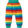 Pantaloni con Bordi Arrotolabili - Righe Arcobaleno - Cotone Bio