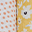 Set di 2 Copertine Swaddle 100 x 100 cm - Boho - 100% Cotone - Fiori di Campo+Pallini