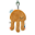 Doudou con Reggiuciuccio Cozy Friend Jelly -Mustard - 25x22 cm Doudou con Reggiuciuccio Cozy Friend Jelly -Mustard - 25x22 cm
