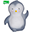3-in-1 Sonaglio Pinguino, Massaggiagengive, Gioco da Bagno, My First Arctic Animals - 100% Caucciù Naturale