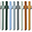Pacco da Dieci Cannucce in Silicone Riutilizzabili - Blu Multi Mix Pacco da Dieci Cannucce in Silicone Riutilizzabili - Blu Multi Mix