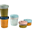 Set di 6 Contenitori per Alimenti - 2x90 ml + 2x150 ml + 2x250 ml - Pratici e Impilabili Set di 6 Contenitori per Alimenti - 2x90 ml + 2x150 ml + 2x250 ml - Pratici e Impilabili