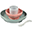 Set Completo per Pappa - 4 pezzi - Silicone - Eucalipto