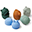 Gioco da Bagno Gaby - 5 Pezzi - Blu Multi Mix Gioco da Bagno Gaby - 5 Pezzi - Blu Multi Mix