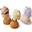 Gioco da Bagno Gaby - 5 Pezzi - Rosa Multi Mix